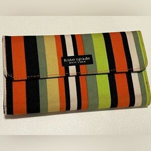 Kate Spade New York Vibrant Striped Wallet